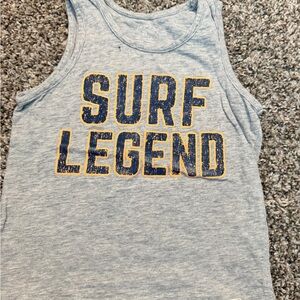 Carter's Gray Tank with Blue and Yellow Print